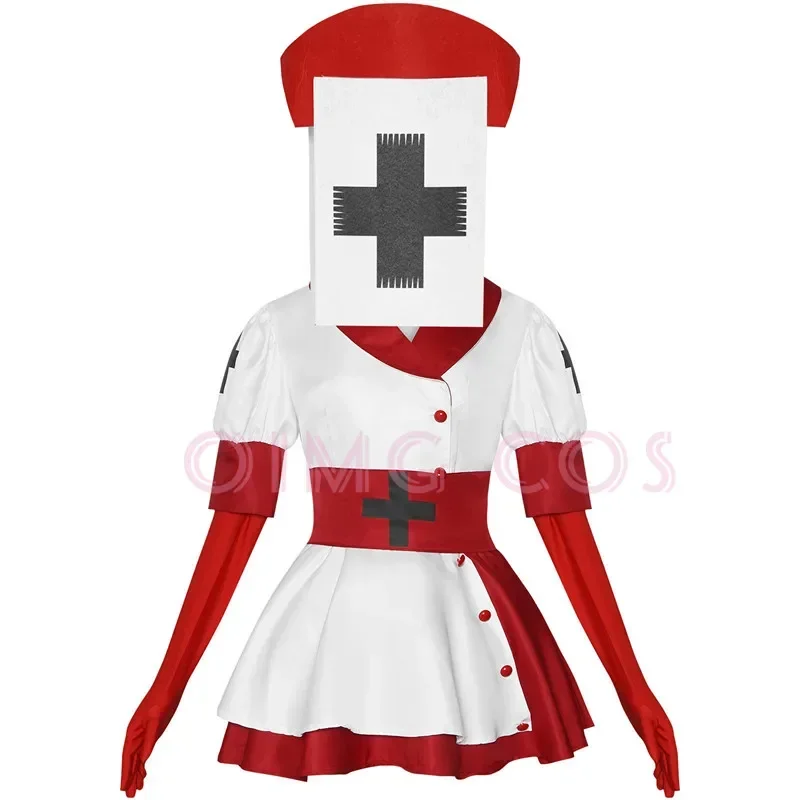 Anime Cosplay Dress For Women - Dark Deception Harvester Nurse Cosplay Costume