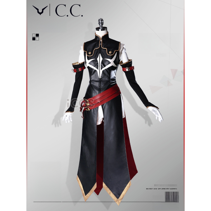 Anime Cosplay Dress - The Black Knights C.C. Cosplay Costume