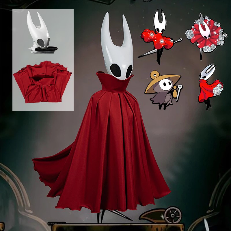 Anime Cosplay Mask - Cosplay Costume Game Hollow Hornet Suit