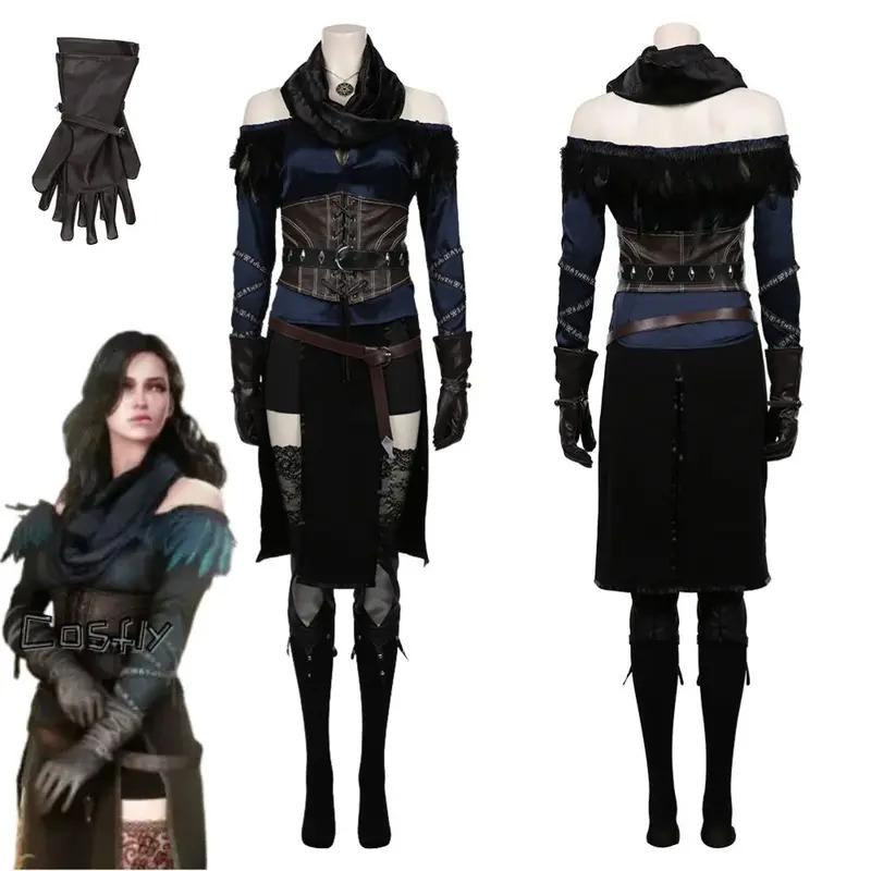 Anime Cosplay Mujer - Yennefer Cosplay Fantasia Costume Disguise for