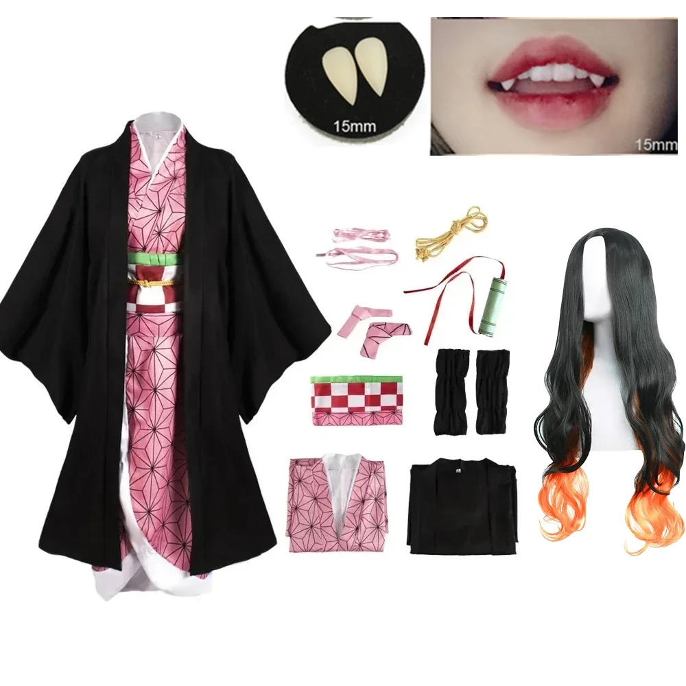 Anime  Kamado Nezuko Cosplay C - Anime Cosplay Realistic recension och pris