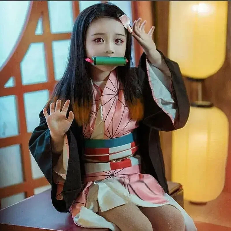 Anime  Kamado Nezuko Cosplay C - Anime Cosplay Realistic recension och pris