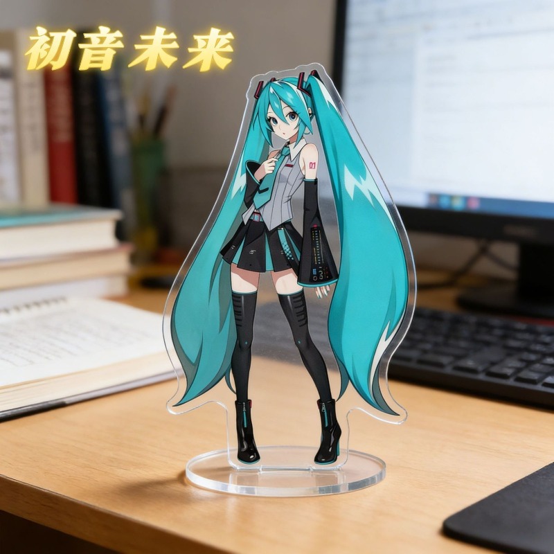 Hatsune Miku 10cm Acrylic Stan - Anime Cosplay Cute recension och pris