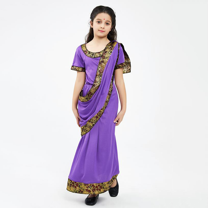 India traditional clothing Sar - Anime Cosplay India recension och pris