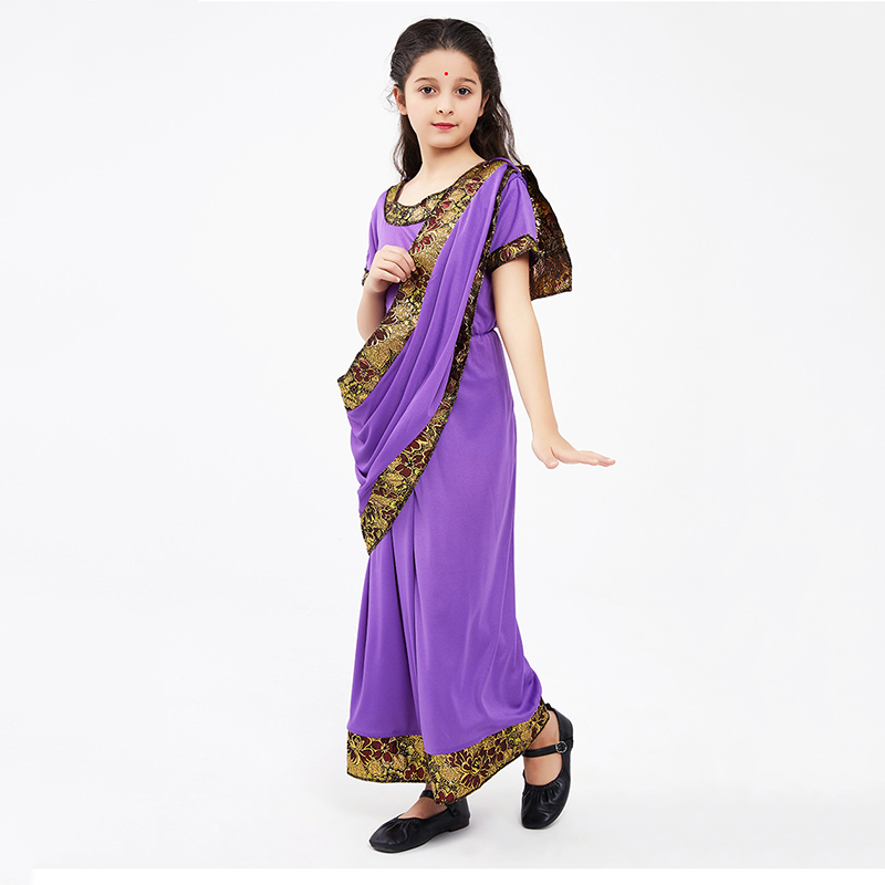 India traditional clothing Sar - Anime Cosplay India recension och pris