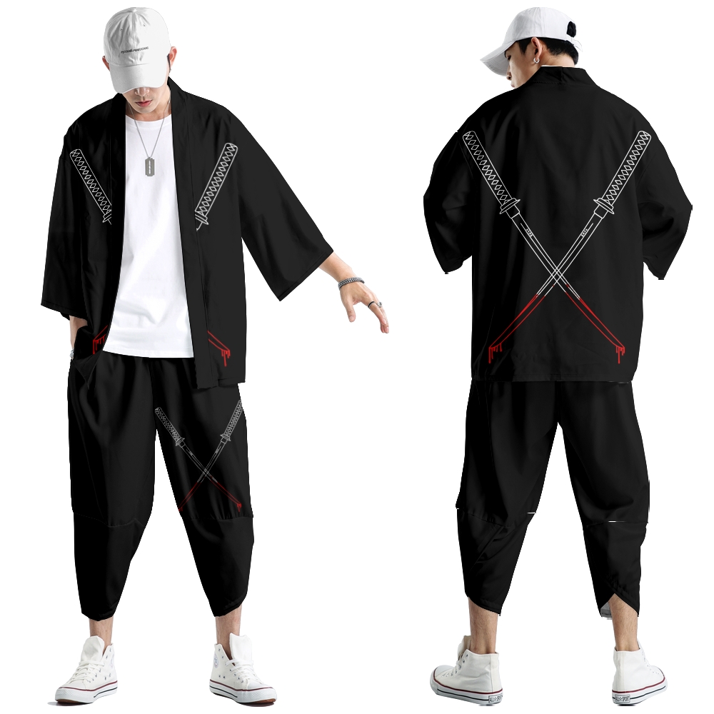 Large Size 5XL 6XL Japanese Ki - Demon Slayer Haori recension och pris