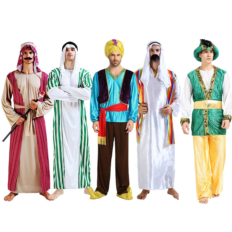 Men Cosplay Aladdin Lamp Genie - Anime Cosplay India recension och pris