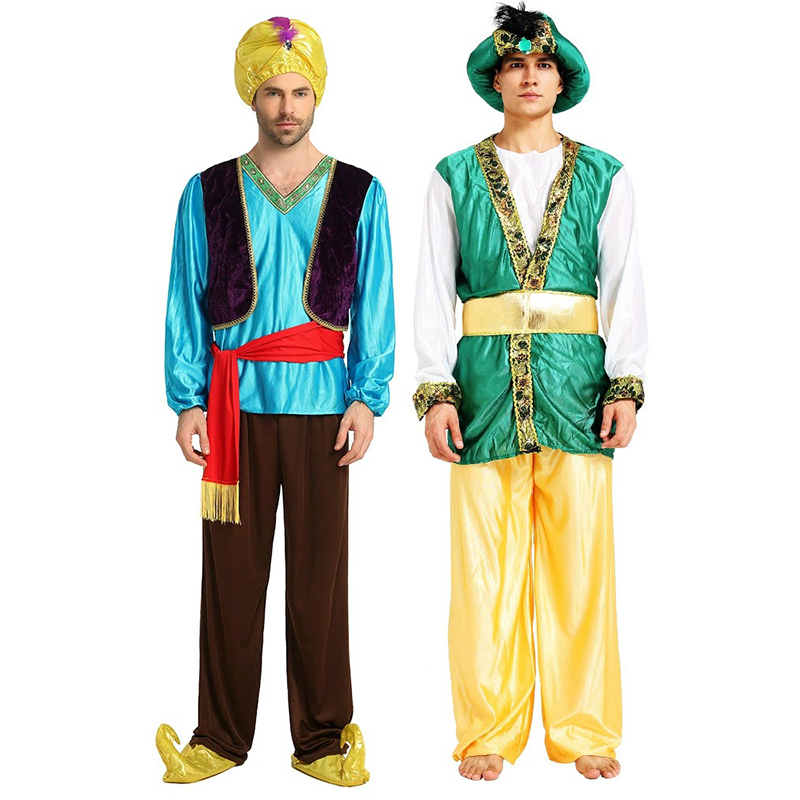 Men Cosplay Aladdin Lamp Genie - Anime Cosplay India recension och pris