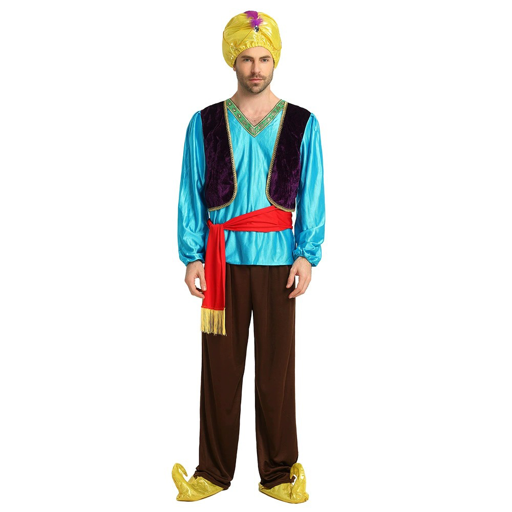 Men Cosplay Aladdin Lamp Genie - Anime Cosplay India recension och pris