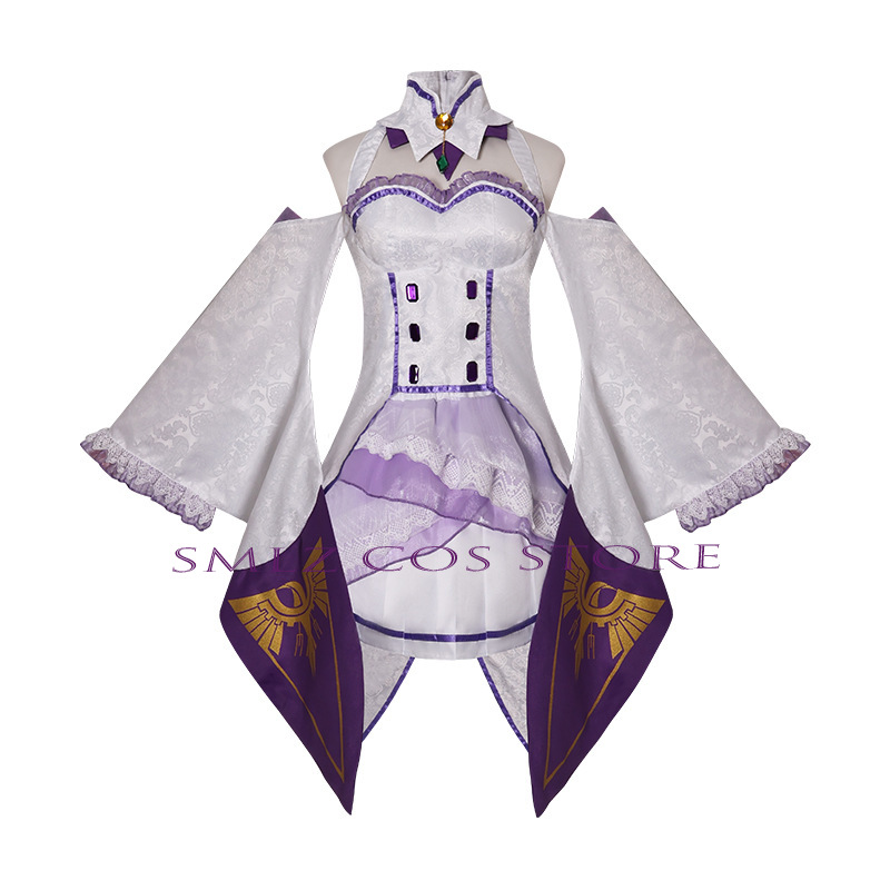 Emilia Cosplay Anime Re Zero K - Anime Cosplay Dress For Women recension och pris
