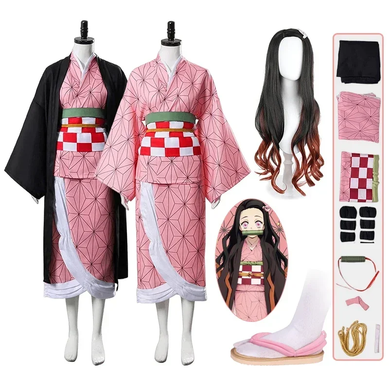 Anime Kamado Nezuko Cosplay Co - Demon Slayer Haori recension och pris