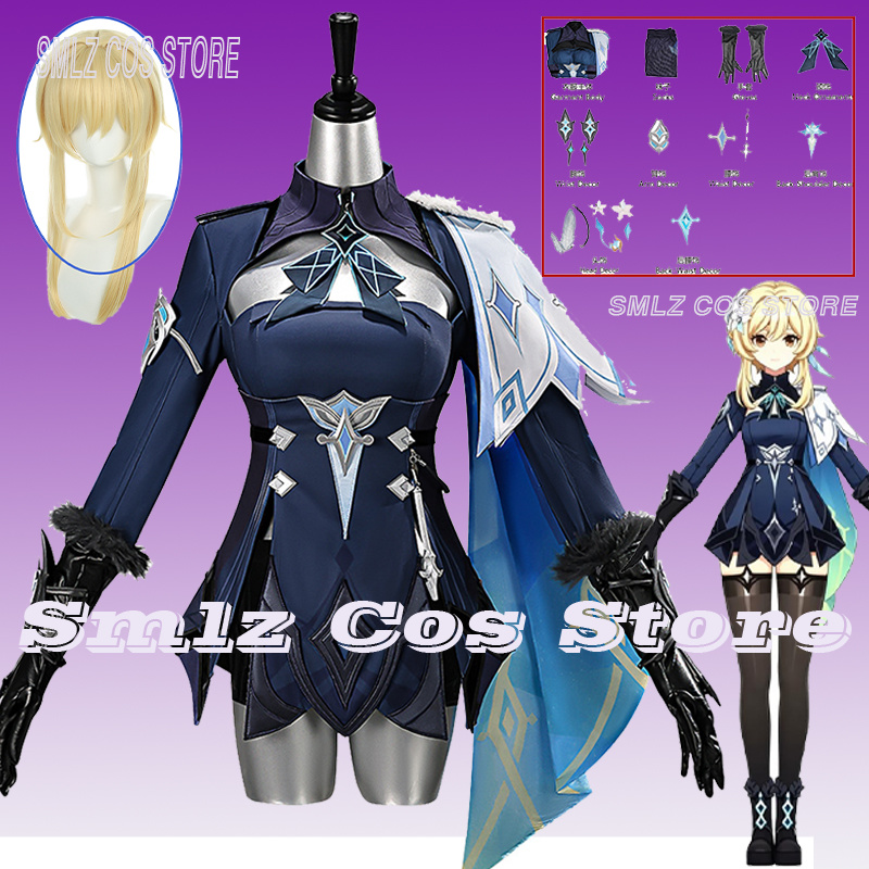 2026 Genshin Impact Traveler L - Anime Cosplay Dress For Women recension och pris