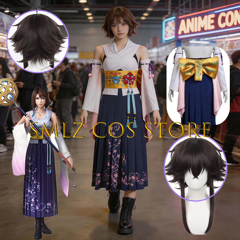 Smlz FFX Yuna Cosplay Anime FF - Anime Cosplay Dress For Women recension och pris