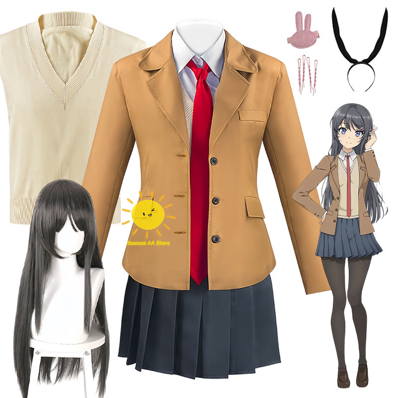 Anime Sakurajima Mai Cosplay R - Cosplay Anime Bunny Girl recension och pris