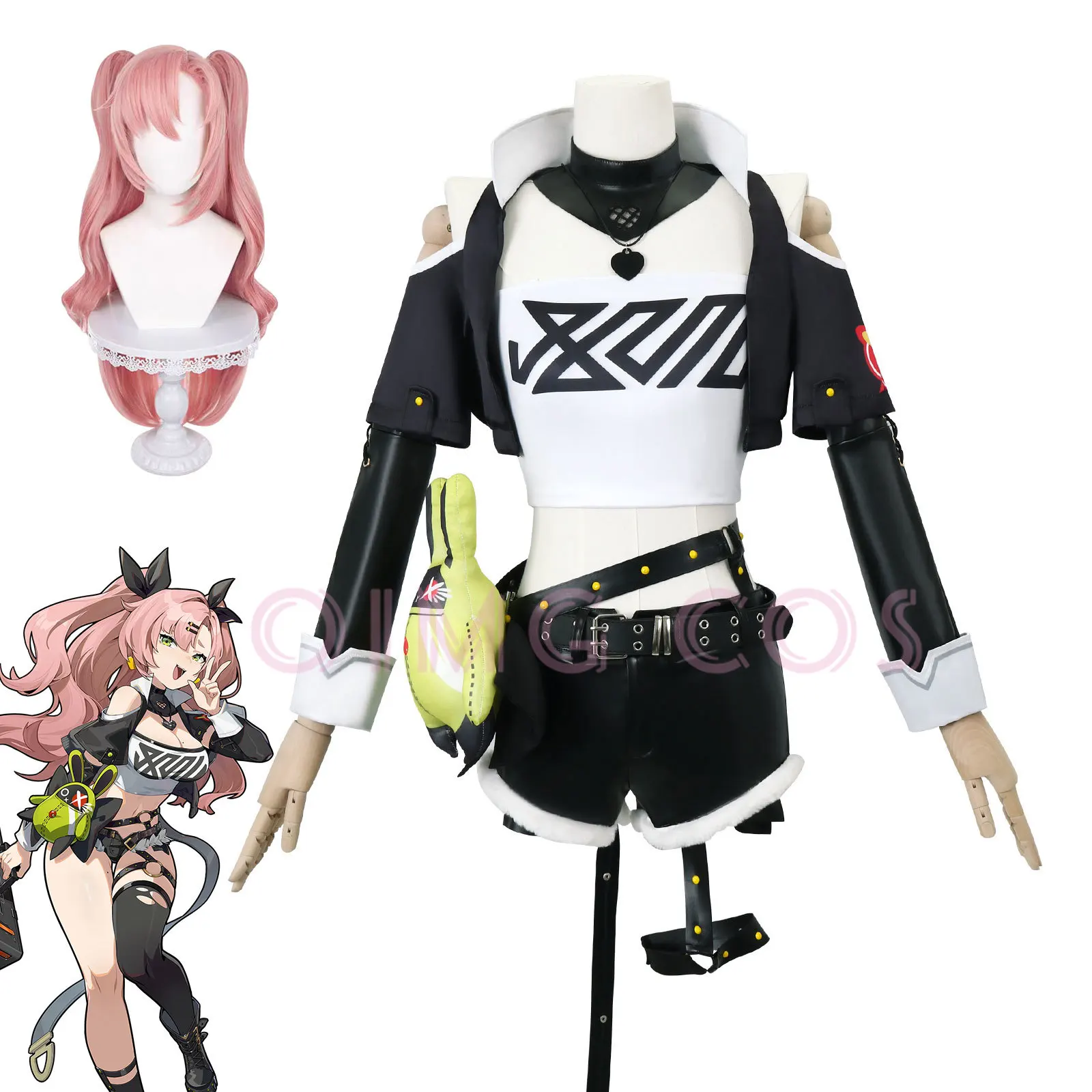 Nicole Demara Zenless Zone Zer - Anime Cosplay Mujer recension och pris