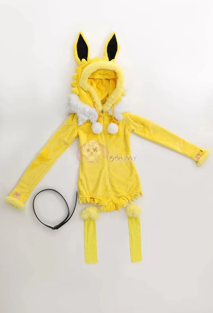 Sexy Deep V Hooded Bodysuit So - Cosplay Anime Bunny Girl recension och pris