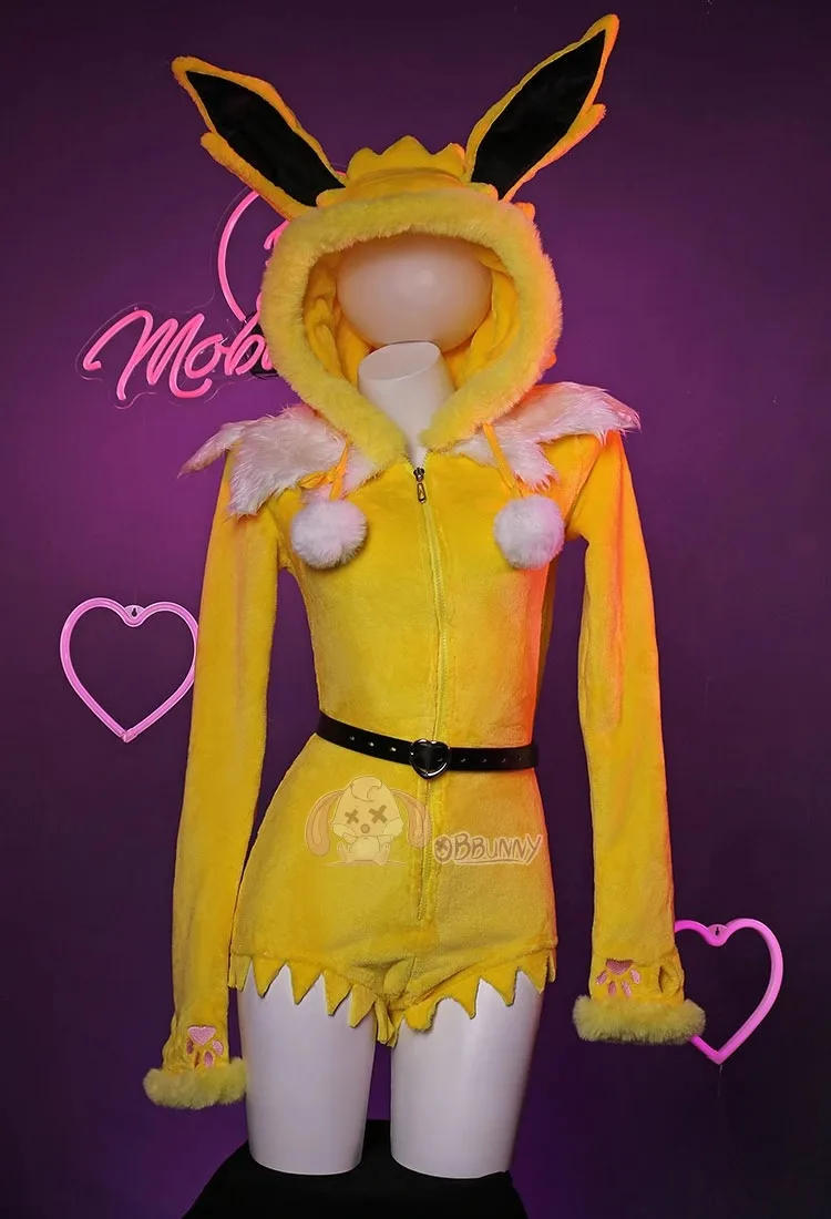Sexy Deep V Hooded Bodysuit So - Cosplay Anime Bunny Girl recension och pris