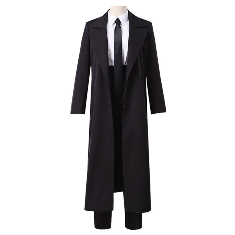 Makima Long Black Windbreaker  - Anime Cosplay Makima recension och pris