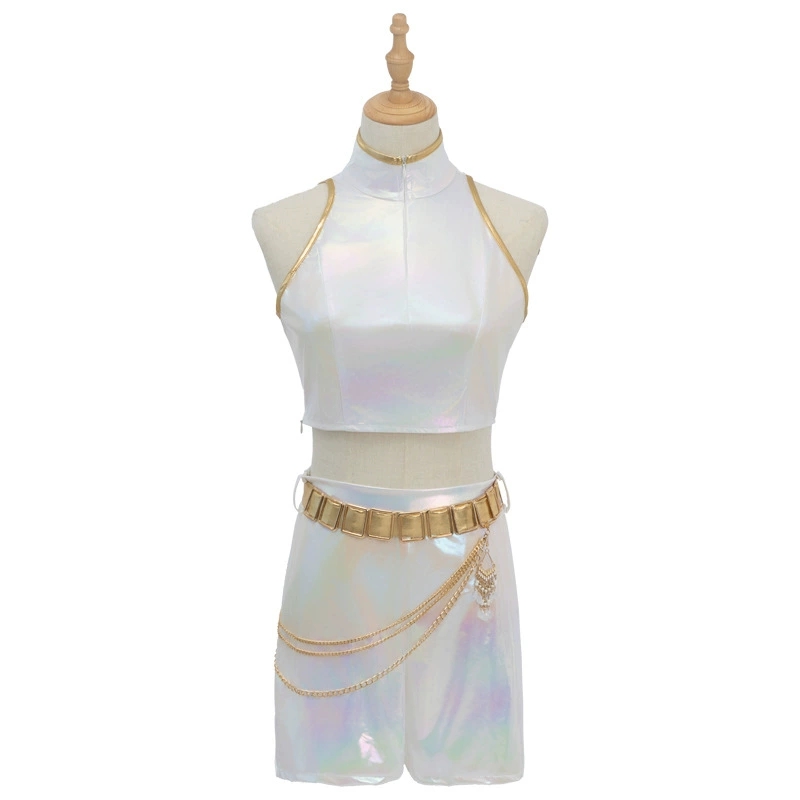 Cosplay Costume PU Leather Whi - Anime Cosplay Mujer recension och pris