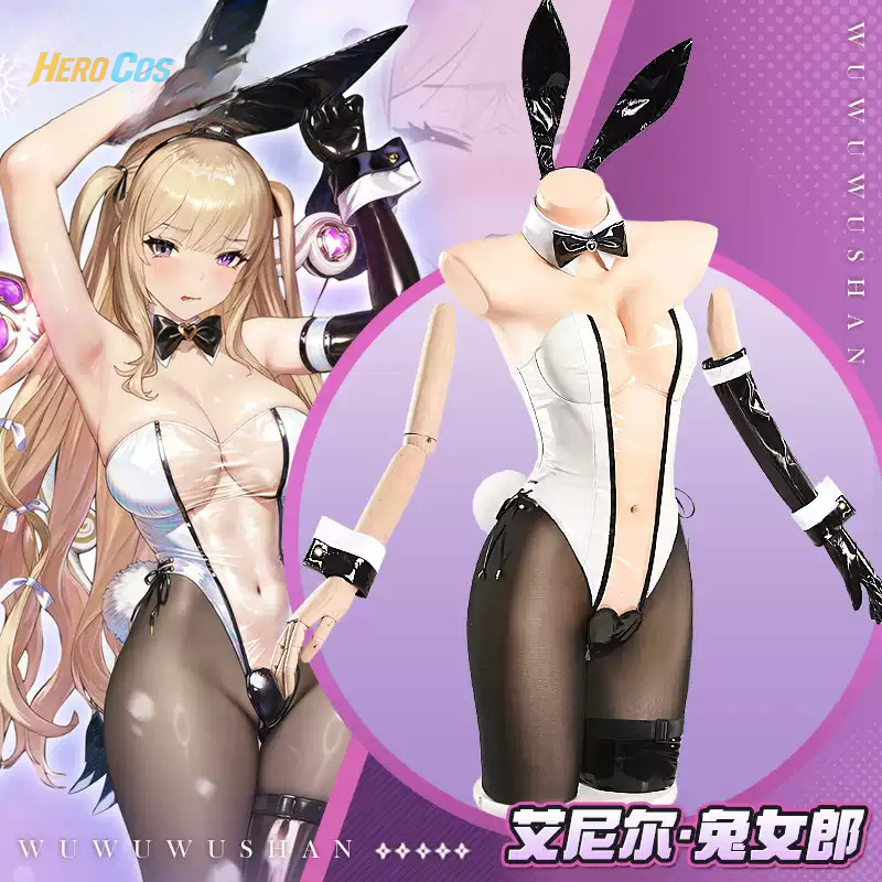 Game Browndust2 Aynil Cosplay  - Cosplay Anime Bunny Girl recension och pris