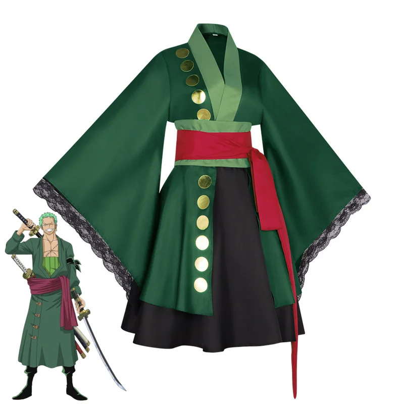 2025 aaa Anime Roronoa Zoro Co - Anime Zoro Cosplay Female recension och pris