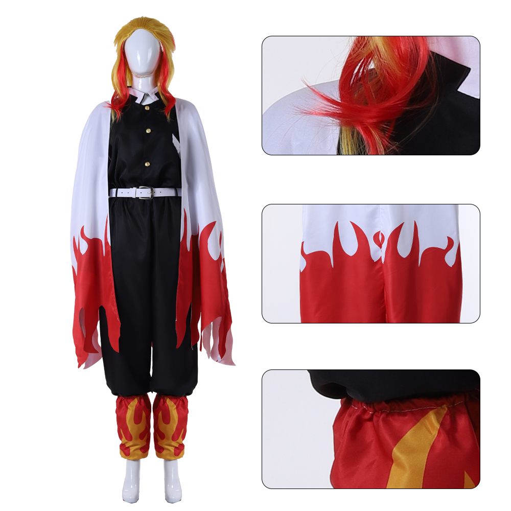 Flame Hashira Cosplay Uniform  - Demon Slayer Haori recension och pris