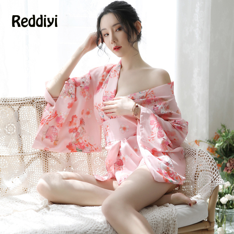 Sakura Girl Kimono Dress Japan - Demon Slayer Haori recension och pris