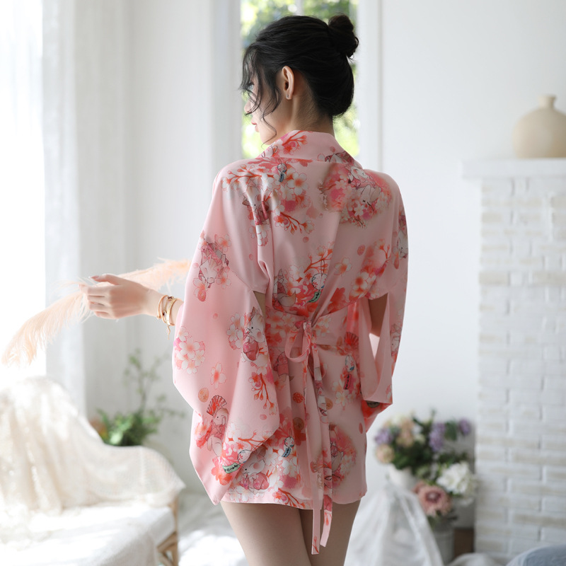 Sakura Girl Kimono Dress Japan - Demon Slayer Haori recension och pris