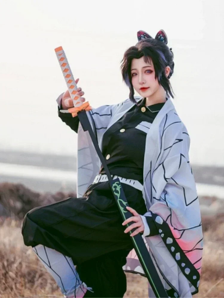 Kochou Shinobu Cosplay Kostuum - Demon Slayer Haori recension och pris