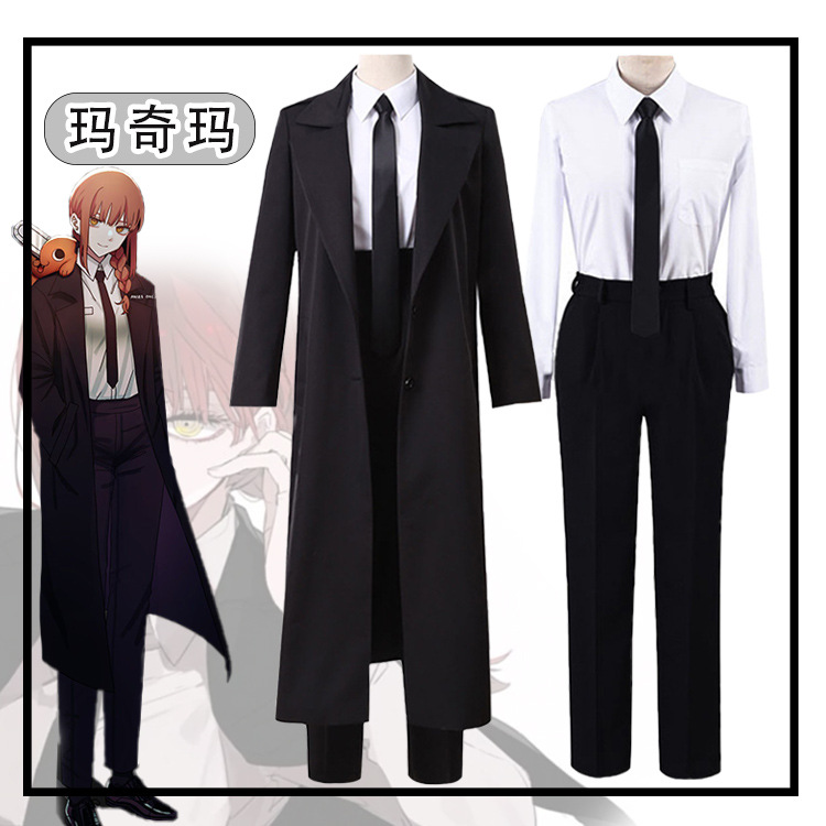 Chainsaw Man Makima Long Trenc - Anime Cosplay Makima recension och pris