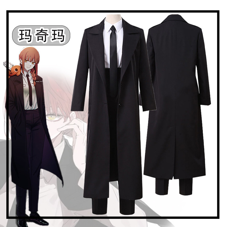 Chainsaw Man Makima Long Trenc - Anime Cosplay Makima recension och pris