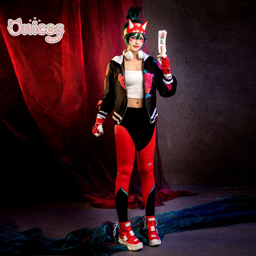 Overwatch 2 Kiriko Cosplay Cos - Anime Cosplay Red recension och pris