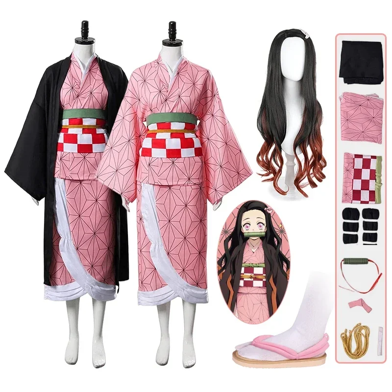 Anime Kamado Nezuko Cosplay Co - Demon Slayer Haori recension och pris