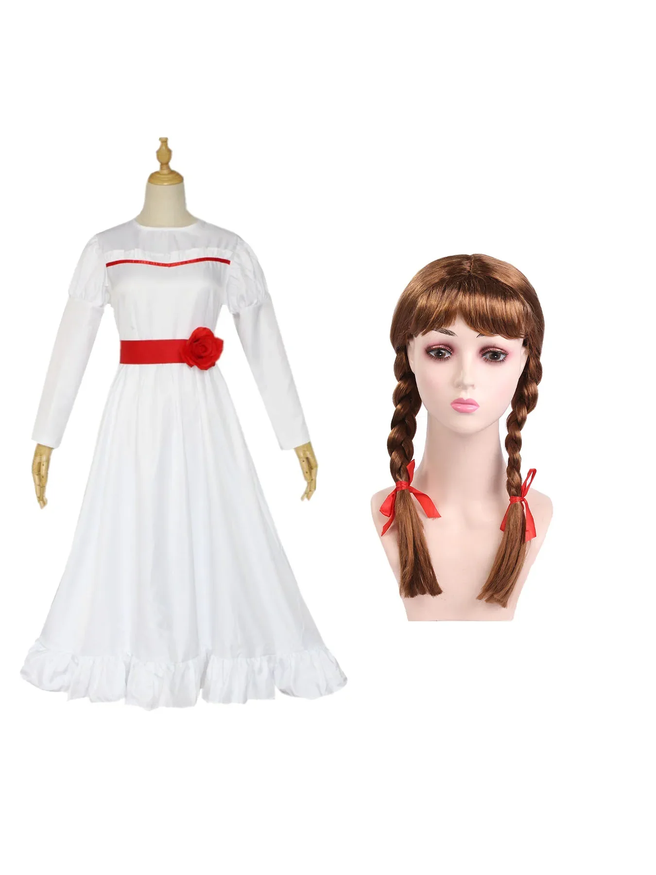 Women Vintage Evil Horror Doll - Anime Cosplay Realistic recension och pris